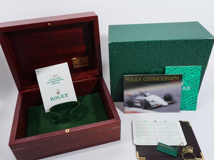Rolex Daytona El Primero Ref. 16519 White Gold Pave Diamond x 8P Ruby Dial