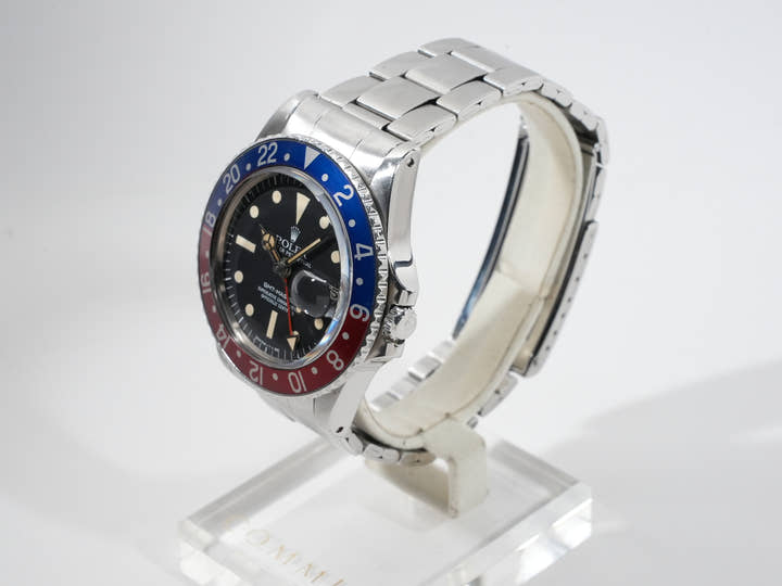 ロレックス GMTマスター Ref.1675 ステンレススチール ブラック文字盤 オイスターブレスレット