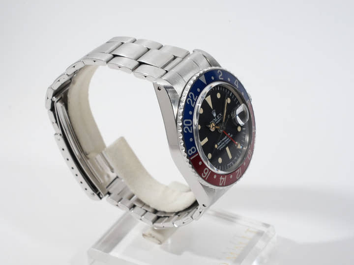 ロレックス GMTマスター Ref.1675 ステンレススチール ブラック文字盤 オイスターブレスレット