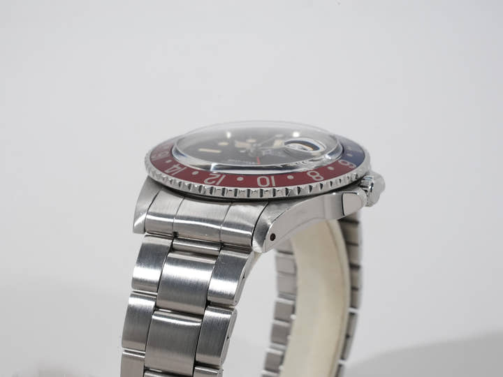 ロレックス GMTマスター Ref.1675 ステンレススチール ブラック文字盤 オイスターブレスレット