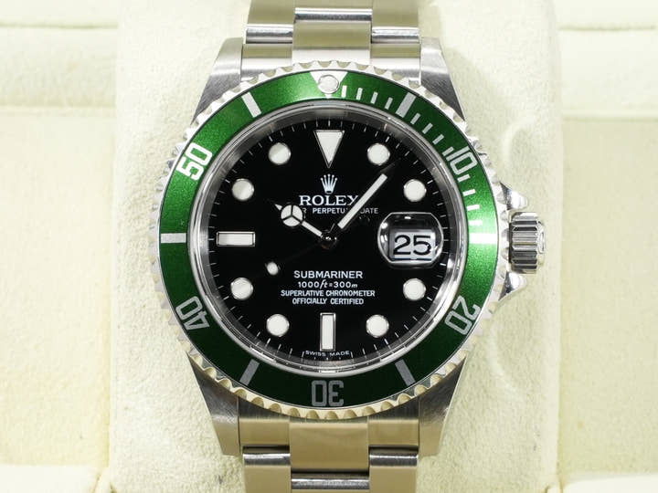 Rolex Submariner Date Ref. 16610LV Stainless Steel Black Dial