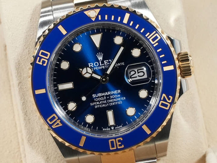 Rolex Submariner Date Ref. 126613LB Stainless Steel/Yellow Gold Blue Dial