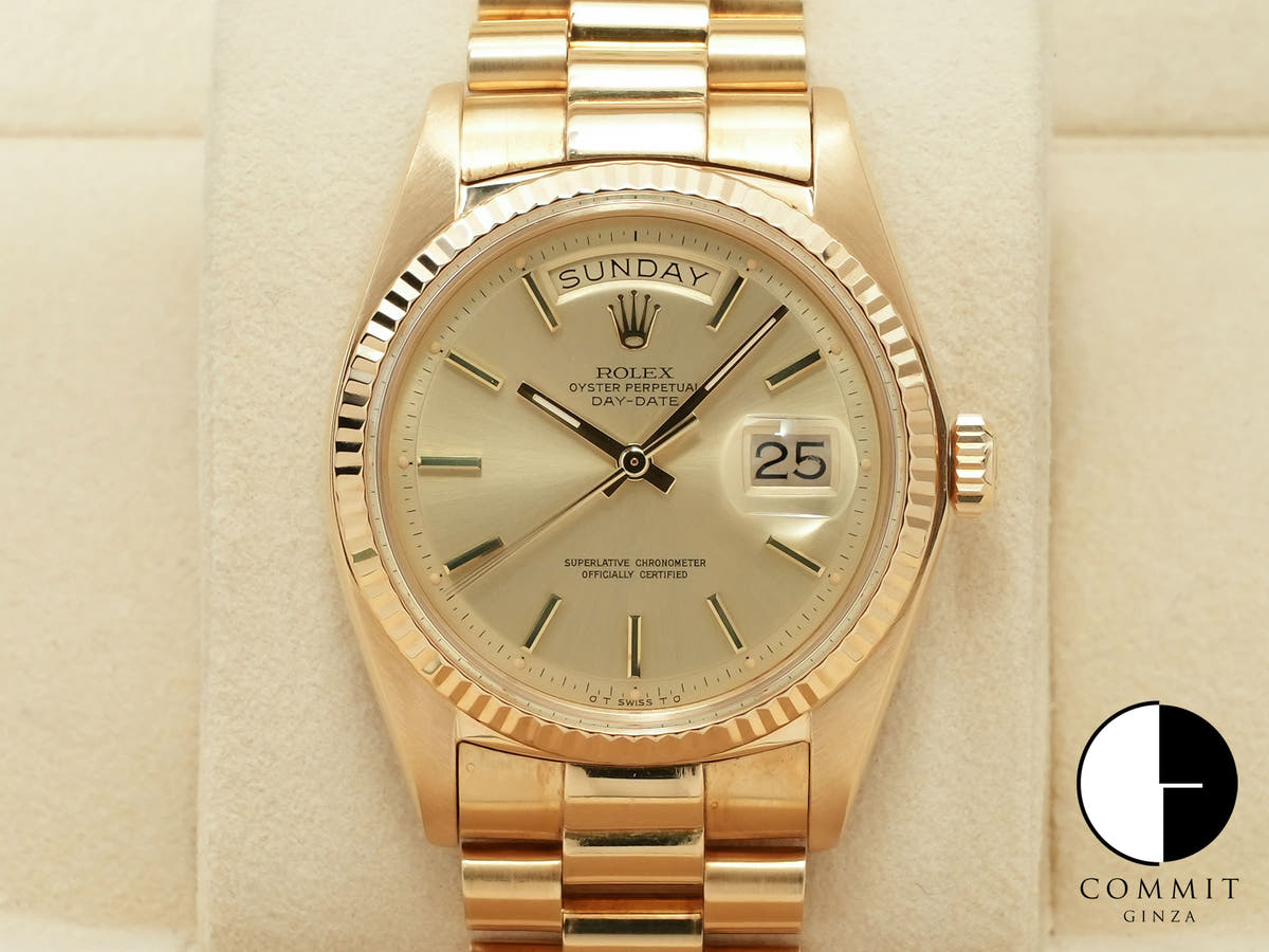 Rolex Day-Date Ref. 1803/8 Yellow Gold Champagne Dial