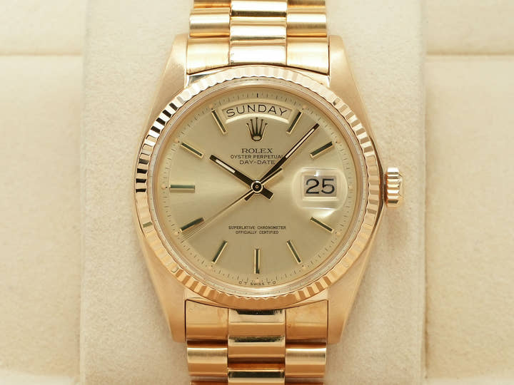 Rolex Day-Date Ref. 1803/8 Yellow Gold Champagne Dial