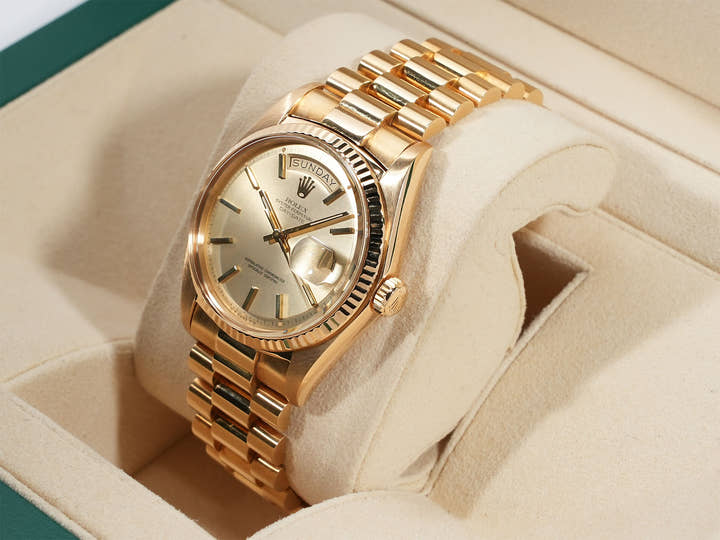 Rolex Day-Date Ref. 1803/8 Yellow Gold Champagne Dial