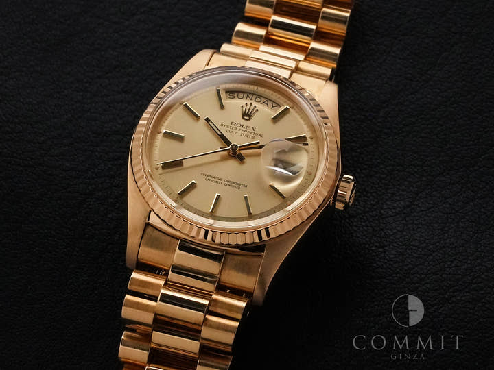 Rolex Day-Date Ref. 1803/8 Yellow Gold Champagne Dial