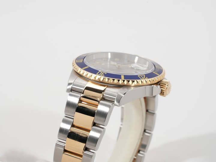 ロレックス サブマリーナー デイト Ref.16613SG ステンレススチール/イエローゴールド グレー文字盤