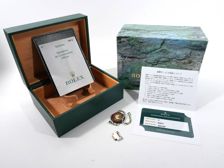 ロレックス サブマリーナー デイト Ref.16613SG ステンレススチール/イエローゴールド グレー文字盤