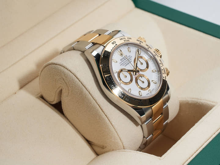 Rolex Daytona Ref. 116503 Stainless Steel/Yellow Gold White Dial