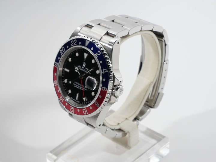 ロレックス GMTマスターII Ref.16710 ステンレススチール ブラック文字盤 オイスターブレスレット