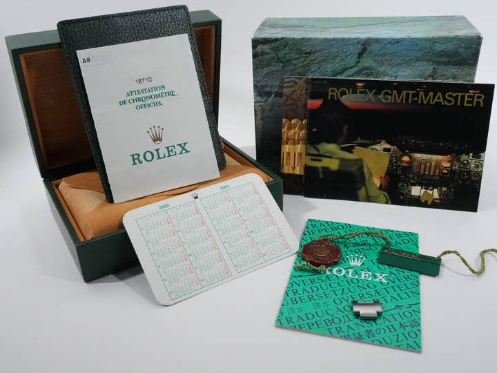 ロレックス GMTマスターII Ref.16710 ステンレススチール ブラック文字盤 オイスターブレスレット