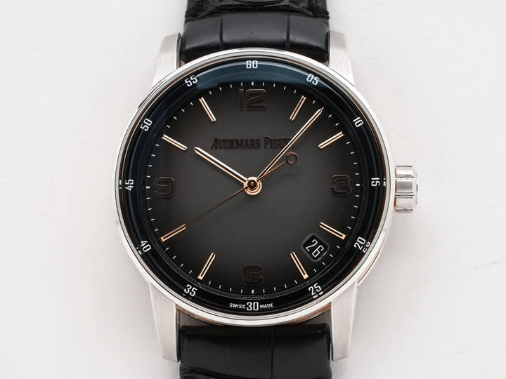 オーデマピゲ CODE 11.59 バイ オーデマ ピゲ Ref.15210CR.OO.A002CR.01 ホワイトゴールド/ピンクゴールド グレーラッカー文字盤