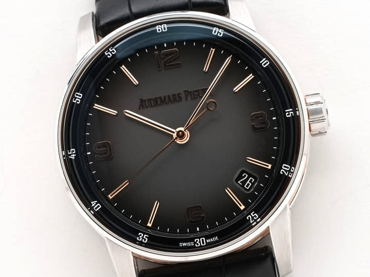 オーデマピゲ CODE 11.59 バイ オーデマ ピゲ Ref.15210CR.OO.A002CR.01 ホワイトゴールド/ピンクゴールド グレーラッカー文字盤
