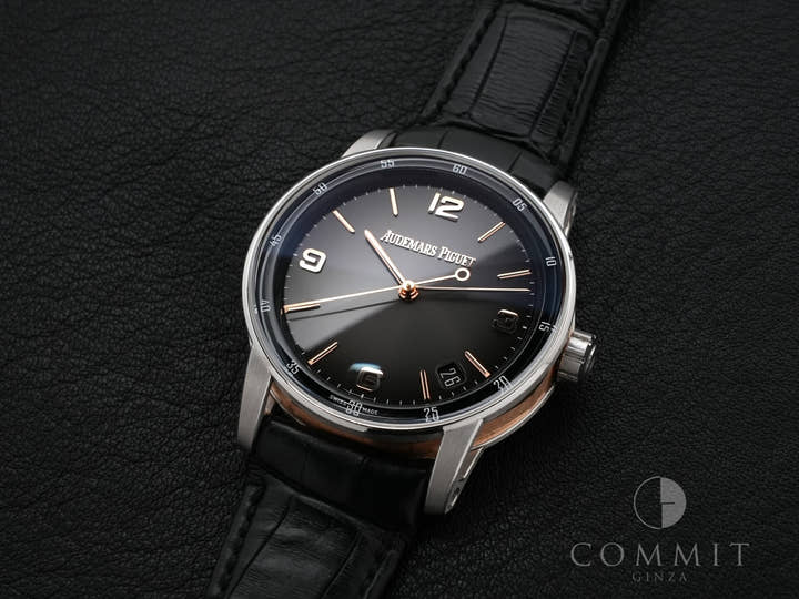 オーデマピゲ CODE 11.59 バイ オーデマ ピゲ Ref.15210CR.OO.A002CR.01 ホワイトゴールド/ピンクゴールド グレーラッカー文字盤