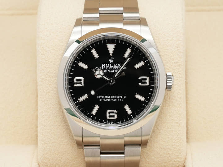 Rolex Explorer 36 Ref. 124270 Stainless Steel Black Dial
