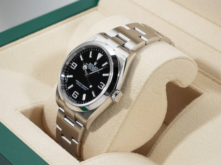Rolex Explorer 36 Ref. 124270 Stainless Steel Black Dial