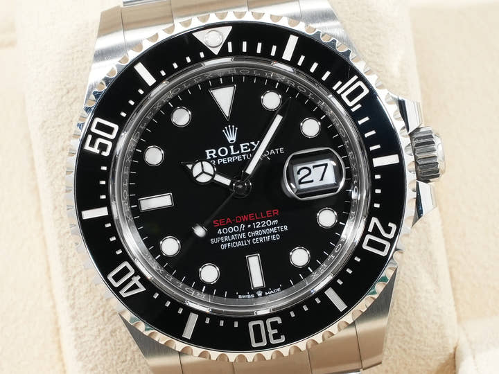 ロレックス シードゥエラー Ref.126600 ステンレススチール ブラック文字盤