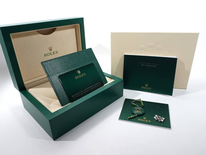 ロレックス スカイドゥエラー Ref.336934 ステンレススチール/ホワイトゴールド ミントグリーン文字盤 ジュビリーブレスレット