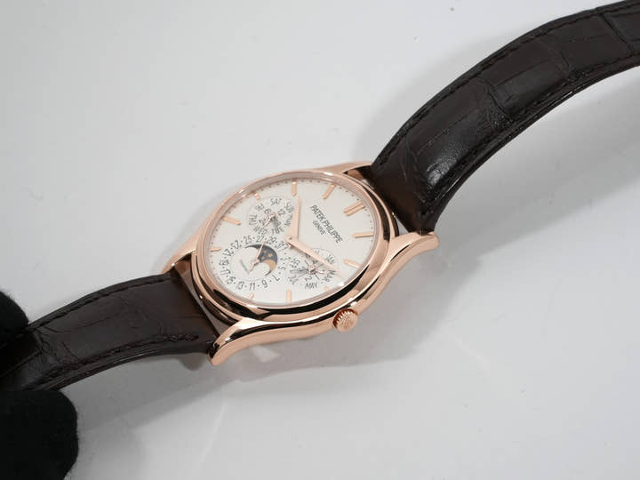 パテックフィリップ パーペチュアルカレンダー TIFFANY&CO. Ref.5140R-011 ローズゴールド シルバー文字盤