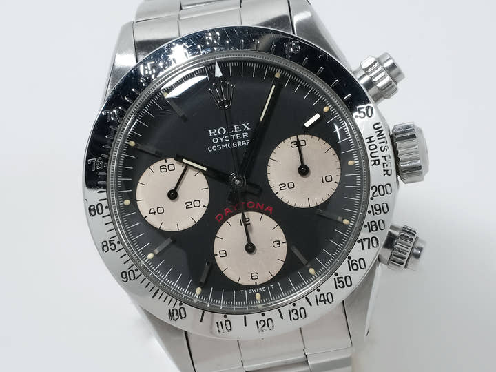ロレックス デイトナ Ref.6265 ステンレススチール ブラック文字盤