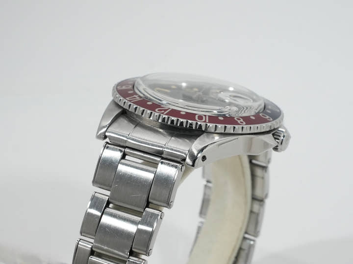 ロレックス GMTマスター Ref.1675MM ステンレススチール ブラック文字盤 オイスターブレスレット