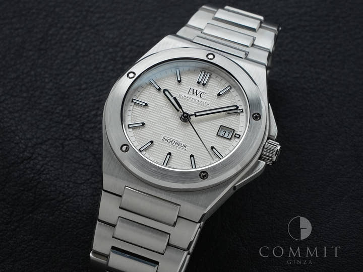 IWC インヂュニア オートマティック 40 Ref.IW328902 ホワイト文字盤 美中古 h99ahmq7