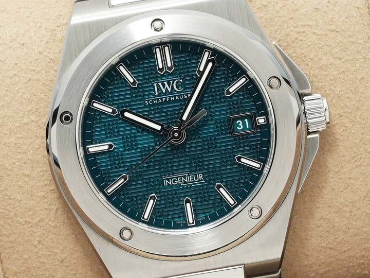 IWC インヂュニア オートマティック 40 Ref.IW328903 SS グリーン文字盤 美品 uqf9mkwh