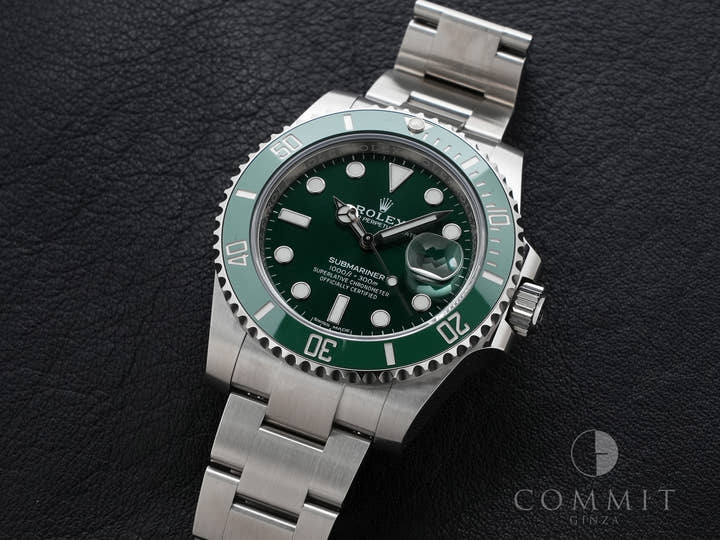 ロレックス サブマリーナー デイト Ref.116610LV ステンレススチール グリーン文字盤