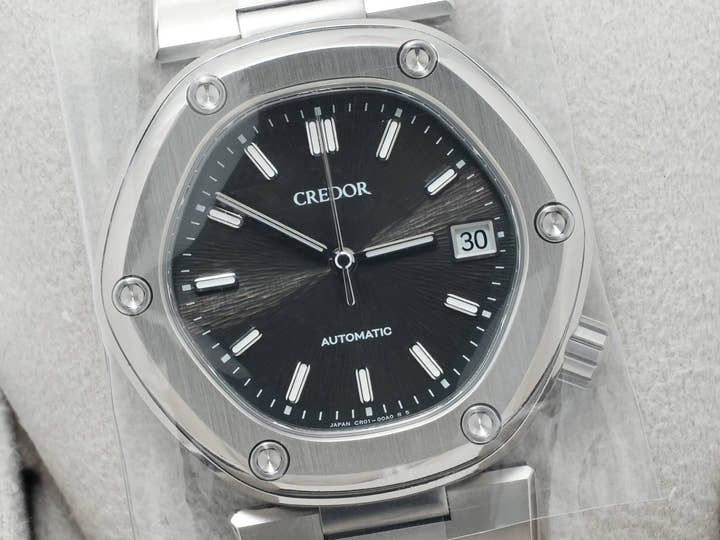 セイコー クレドール ロコモティブ Ref.GCCR999 ブラック文字盤 未使用 cmd8mk3h