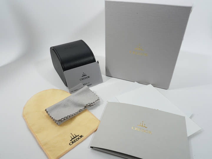 セイコー クレドール ロコモティブ Ref.GCCR999 ブラック文字盤 未使用 cmd8mk3h