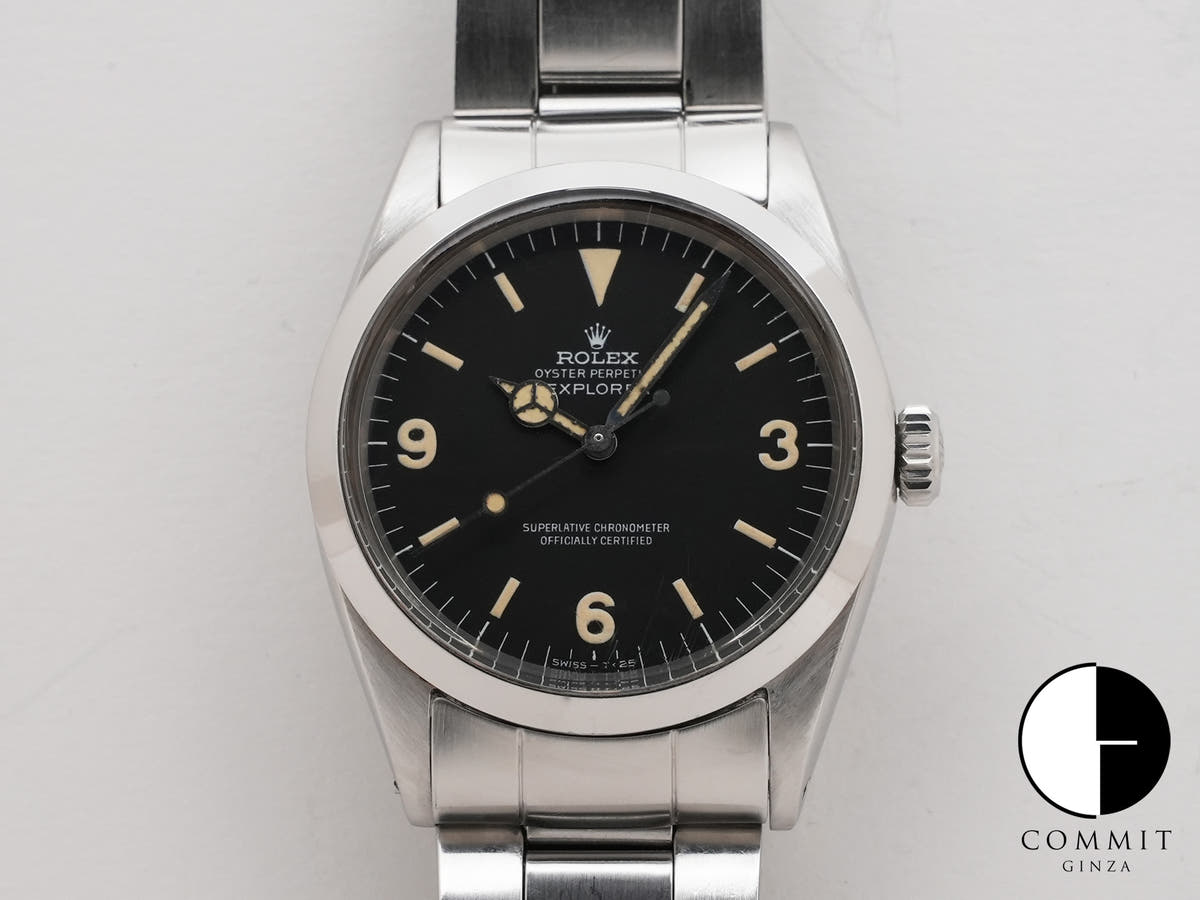 ロレックス エクスプローラーI Ref.1016 ステンレススチール ブラック文字盤