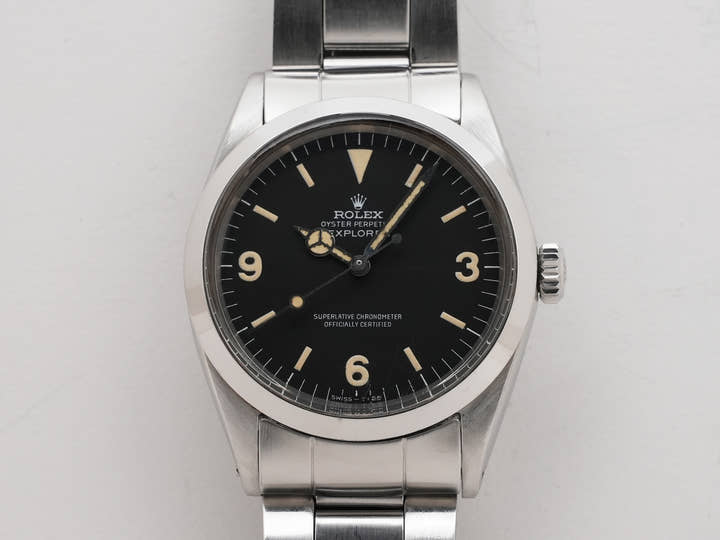 ロレックス エクスプローラーI Ref.1016 ステンレススチール ブラック文字盤