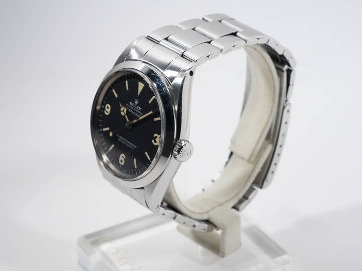 ロレックス エクスプローラーI Ref.1016 ステンレススチール ブラック文字盤