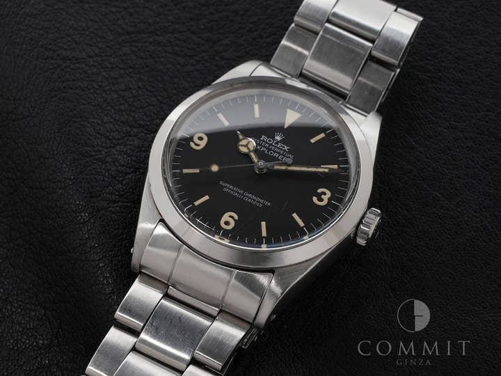 ロレックス エクスプローラーI Ref.1016 ステンレススチール ブラック文字盤