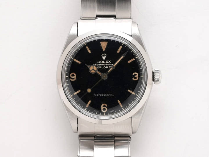 Rolex Explorer Ref. 5500 Stainless Steel Black Dial