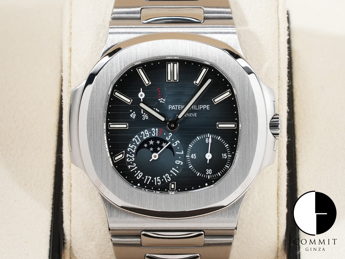 パテックフィリップ ノーチラス プチコンプリケーション Ref.5712/1A-001 ステンレススチール ブルー文字盤