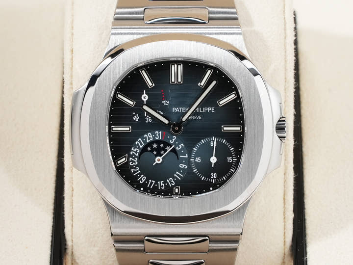パテックフィリップ ノーチラス プチコンプリケーション Ref.5712/1A-001 ステンレススチール ブルー文字盤