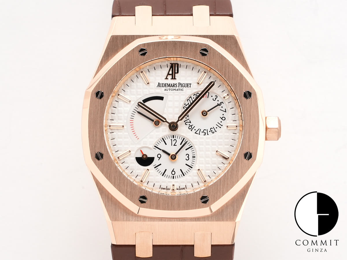 オーデマピゲ ロイヤルオーク デュアルタイム Ref.26120BA.OO.D088CR.01 イエローゴールド シルバー文字盤