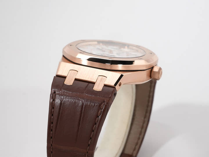 オーデマピゲ ロイヤルオーク デュアルタイム Ref.26120BA.OO.D088CR.01 イエローゴールド シルバー文字盤