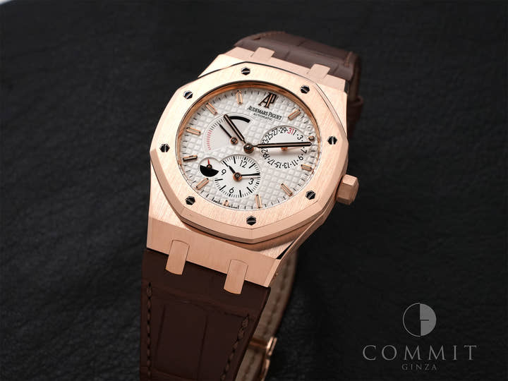 オーデマピゲ ロイヤルオーク デュアルタイム Ref.26120BA.OO.D088CR.01 イエローゴールド シルバー文字盤