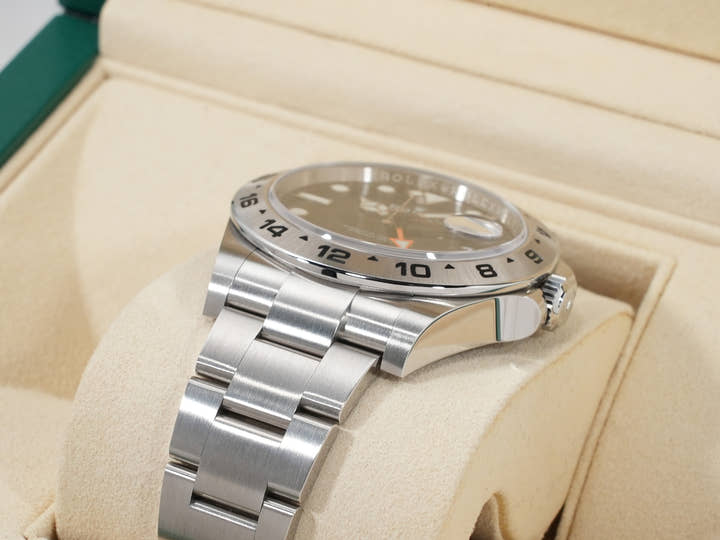 ロレックス エクスプローラーII Ref.216570 ステンレススチール ブラック文字盤