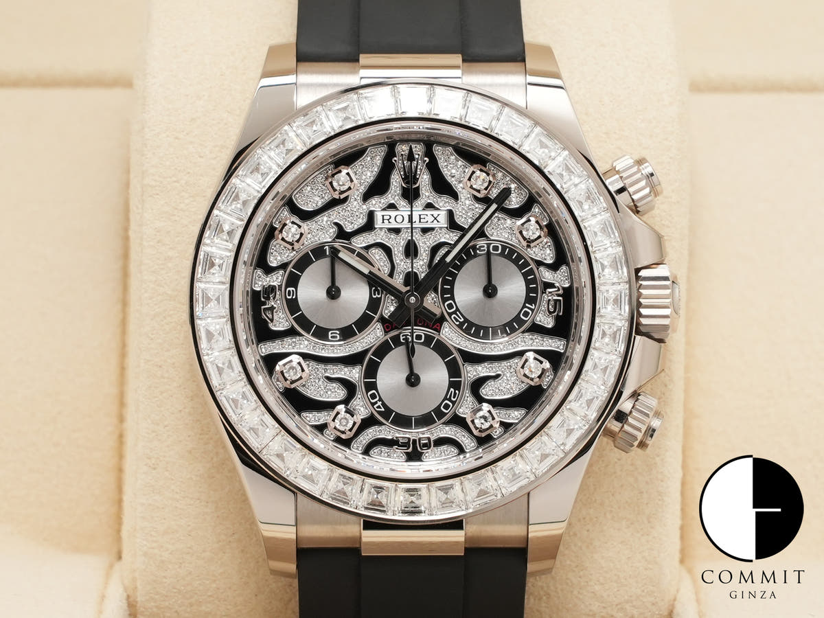 ロレックス デイトナ Ref.116589TBR ホワイトゴールド ブラックxシルバー文字盤