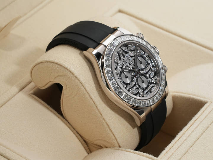 ロレックス デイトナ Ref.116589TBR ホワイトゴールド ブラックxシルバー文字盤