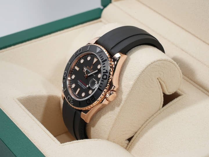 ロレックス ヨットマスター37 Ref.268655 エバーローズゴールド ブラック文字盤