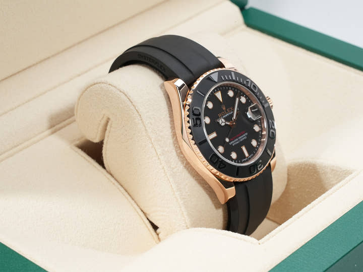 ロレックス ヨットマスター37 Ref.268655 エバーローズゴールド ブラック文字盤
