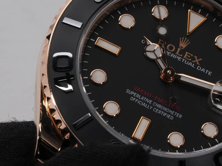 ロレックス ヨットマスター37 Ref.268655 エバーローズゴールド ブラック文字盤