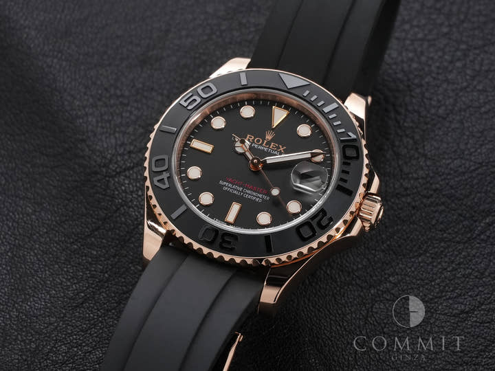 ロレックス ヨットマスター37 Ref.268655 エバーローズゴールド ブラック文字盤