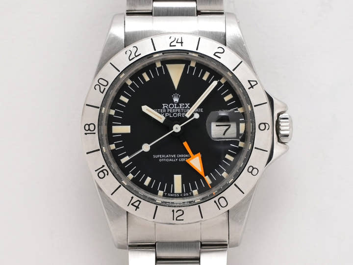 ロレックス エクスプローラーII Ref.1655 ステンレススチール ブラック文字盤