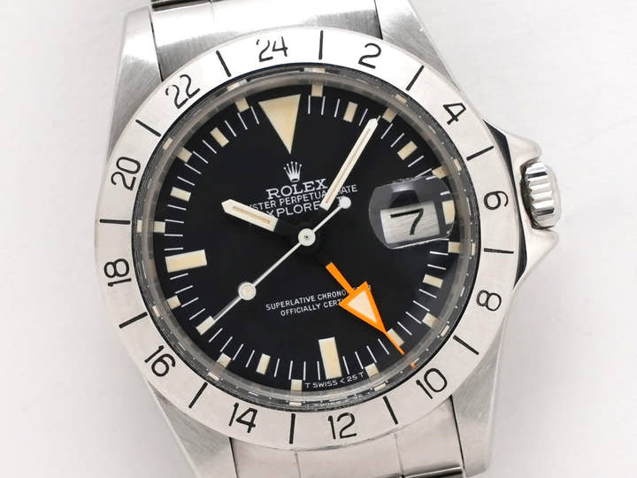ロレックス エクスプローラーII Ref.1655 ステンレススチール ブラック文字盤