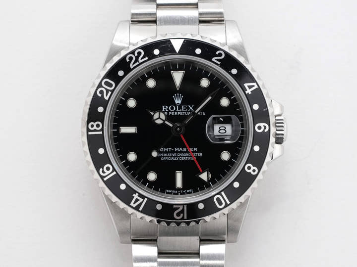 ロレックス GMTマスター Ref.16700 ステンレススチール ブラック文字盤 オイスターブレスレット